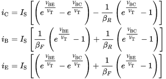 (Gleichungen des Bipolar-Transistors)