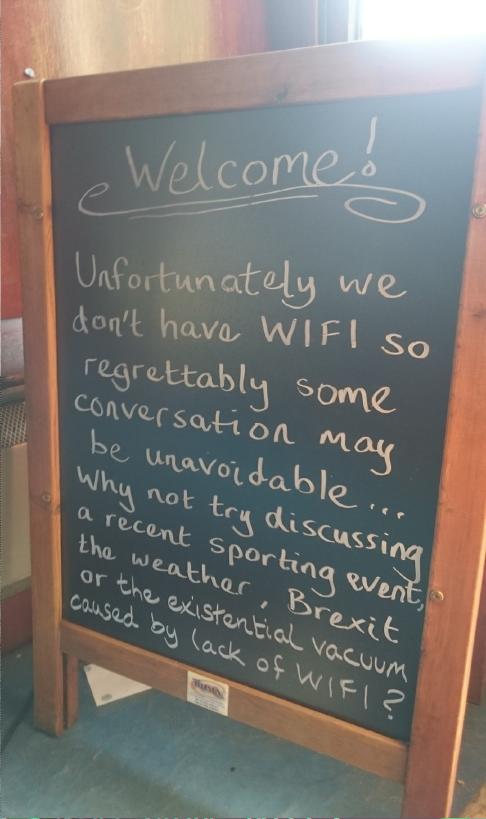 Unfortunately we don't have WIFI